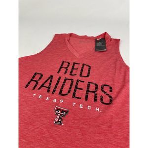 Texas Tech Red Raiders NWT‎ Under Armour Red Sleeveless Shirt NEW Women’s V Neck